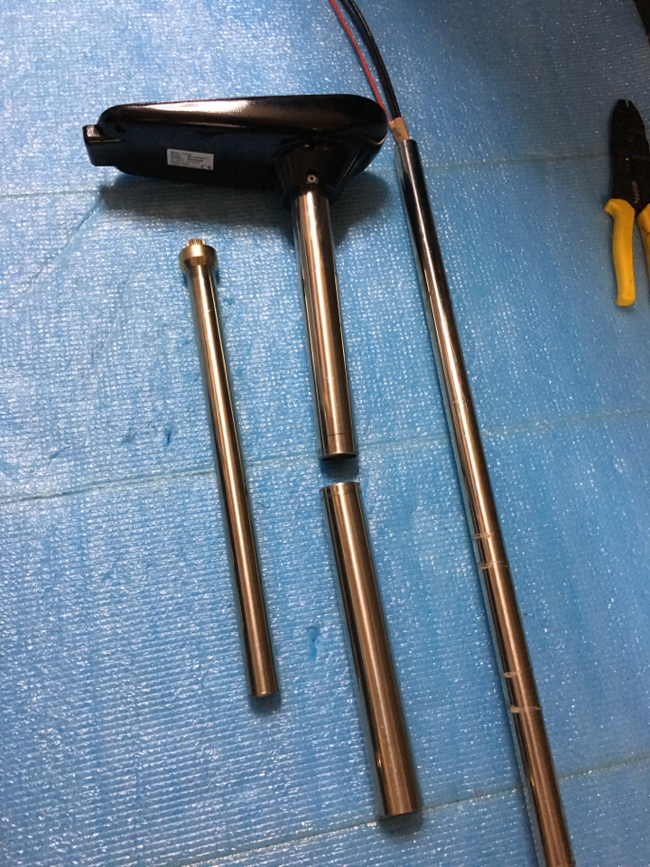モーターガイドTR82V 後期モデル シャフトカット③: SHBLOG モーターガイドTR82V 後期モデル シャフトカット③: SHBLOG